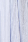 Darby Blue Plunged Neckline Textured Midi Dress | Boutique 1861 fabric
