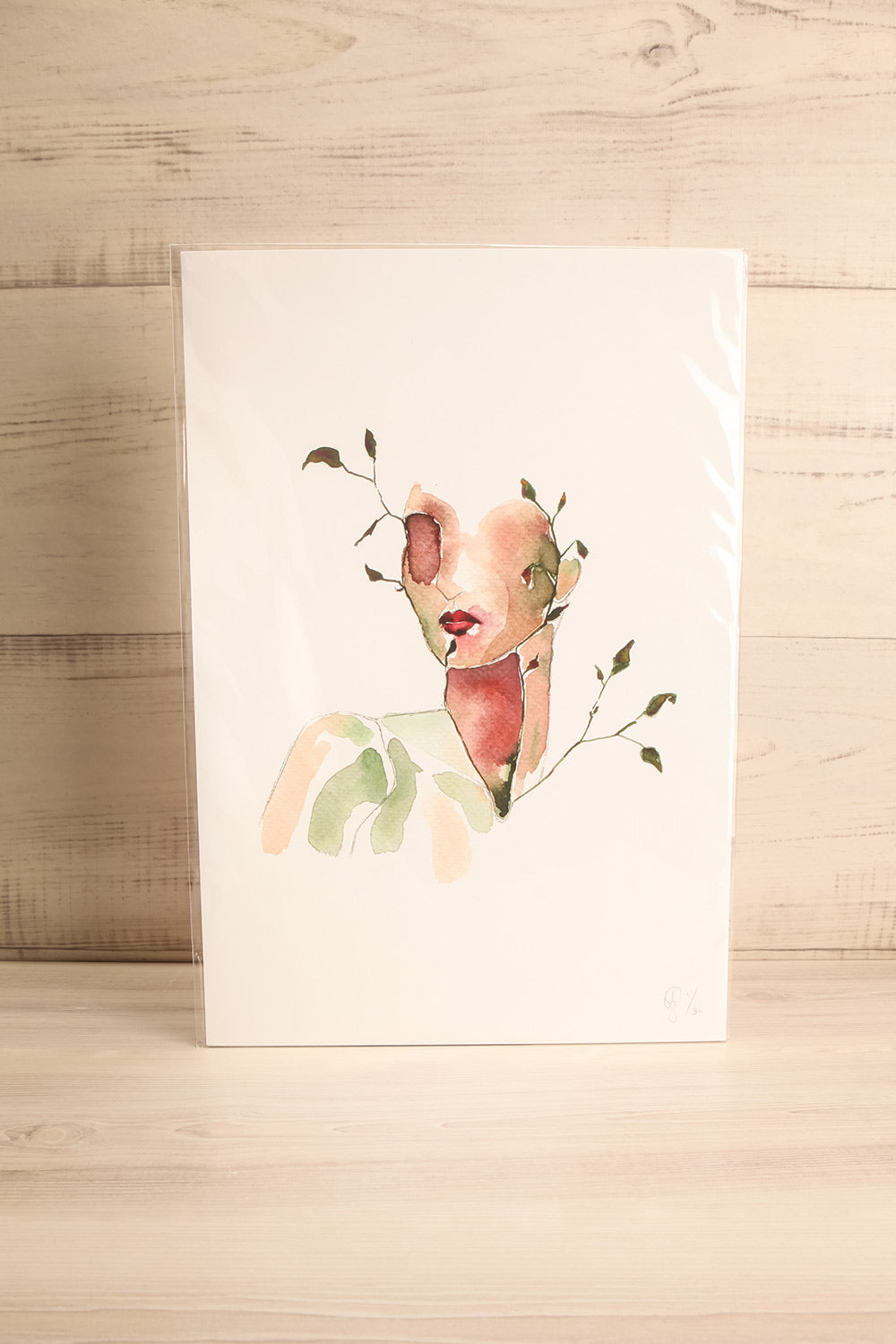 Dearest Watercolour Portrait | La Petite Garçonne large