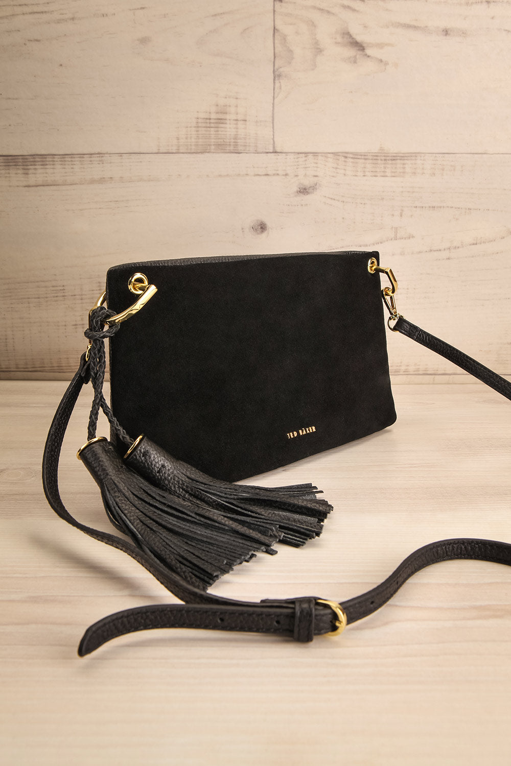 Demetra Black Ted Baker Handbag side view | La Petite Garçonne Chpt. 2