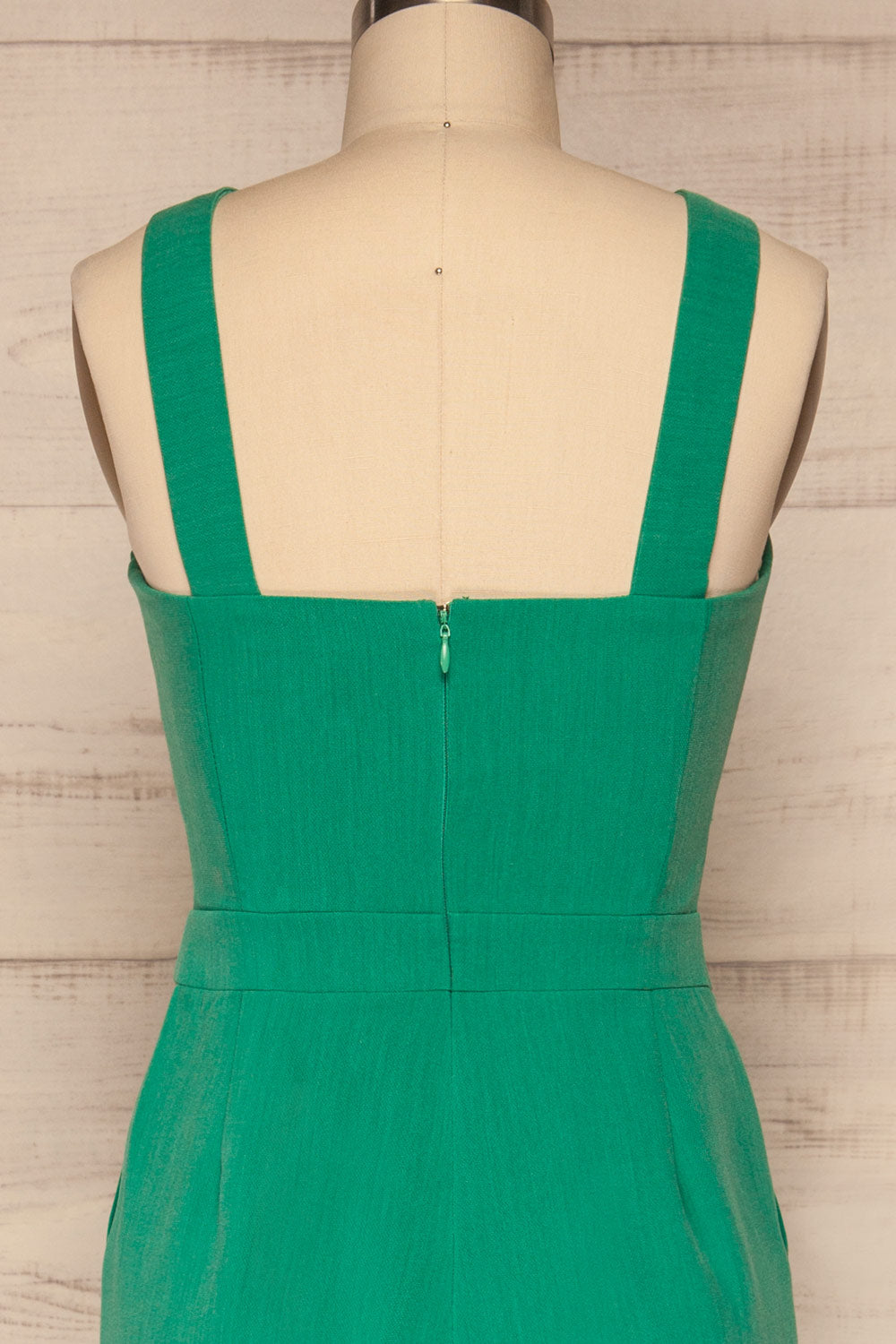 Demma Seaweed Green Halter Jumpsuit | La Petite Garçonne