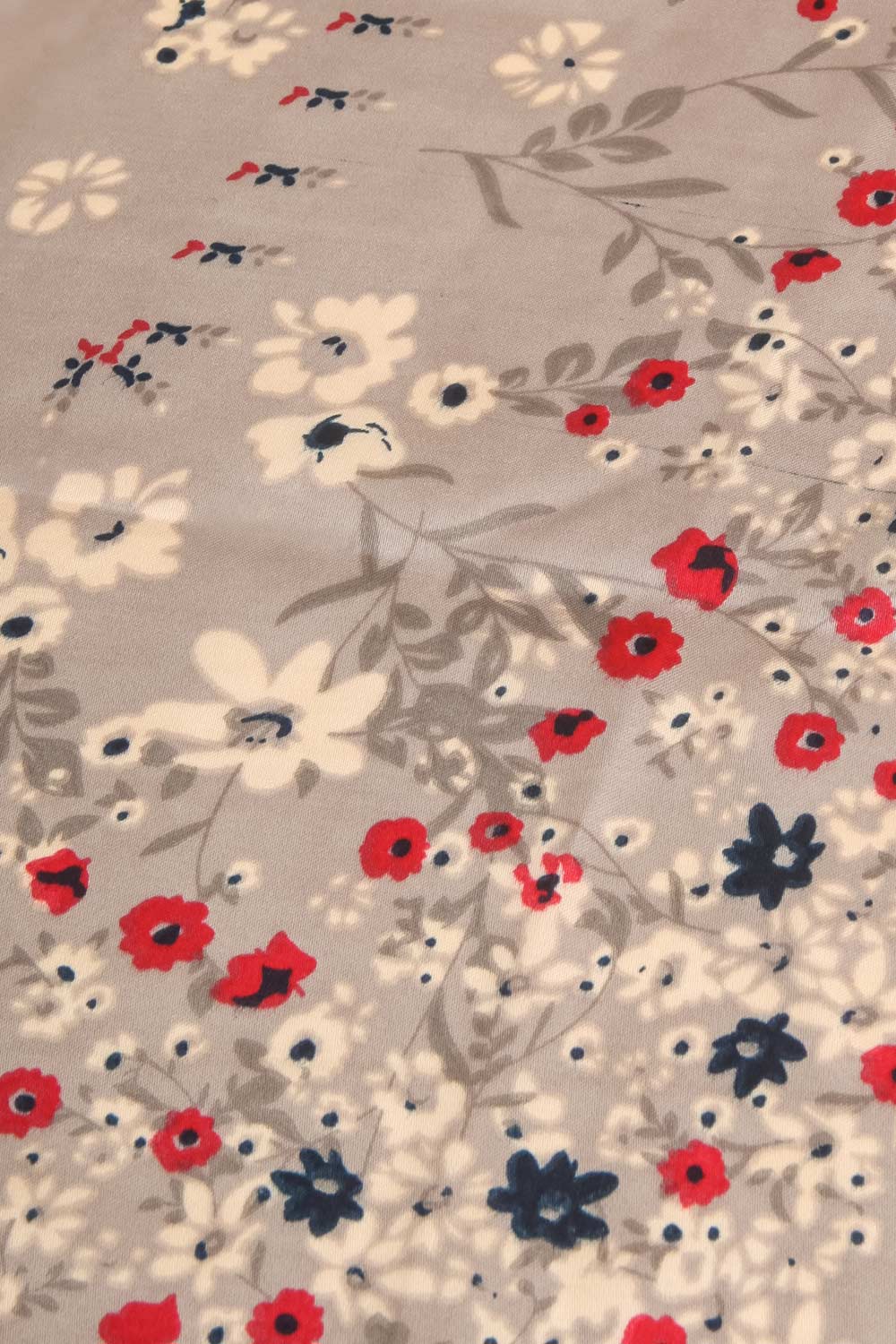 Éclat d'Été Gris Colourful Silky Square Scarf | Boutique 1861 8