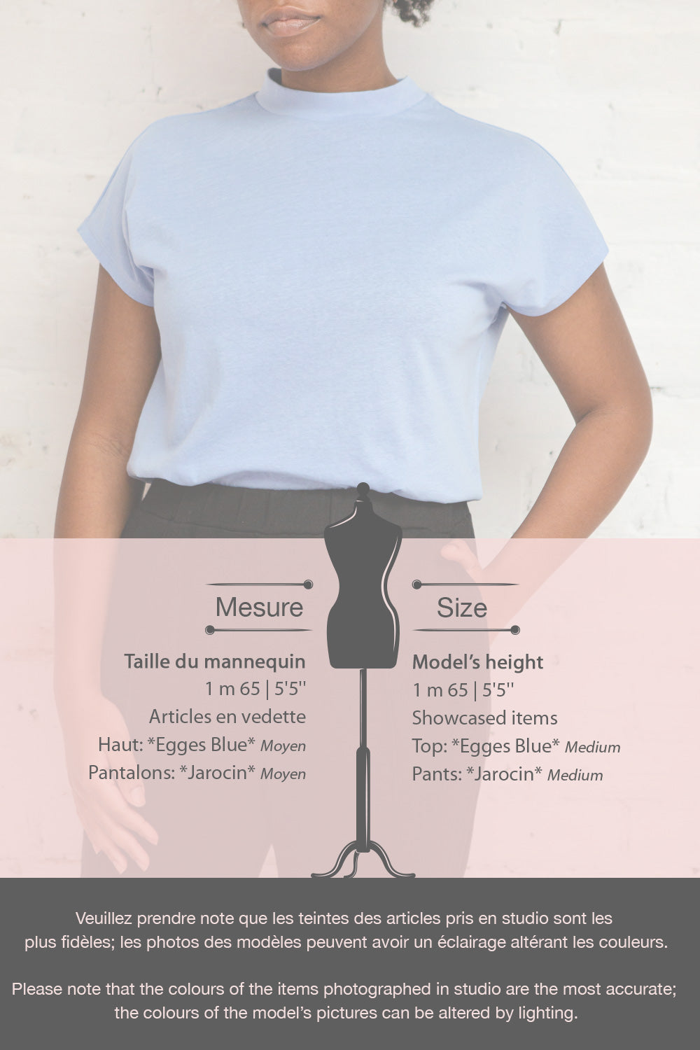 Egges White Short Sleeve Mock Neck T-Shirt | La petite garçonne