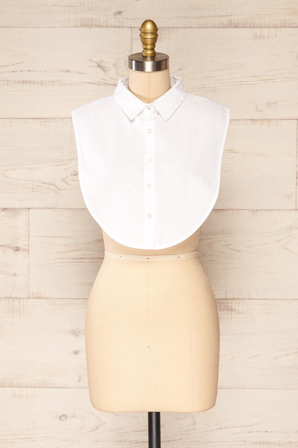 Elaiokhori Detachable Shirt Collar | La petite garçonne front view