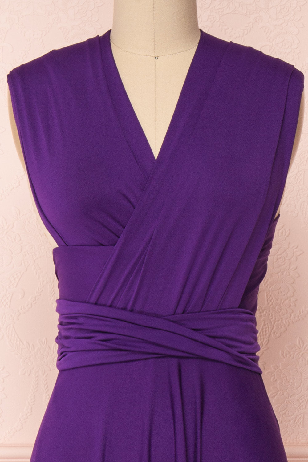 Elatia Aubergine | Purple Maxi Convertible Dress