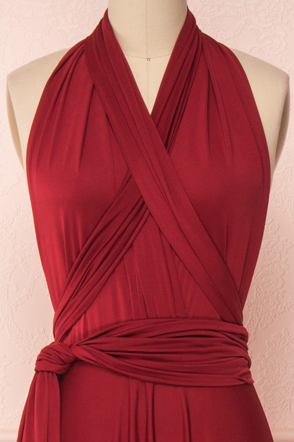 Elatia Bourgogne | Robe longue Convertible