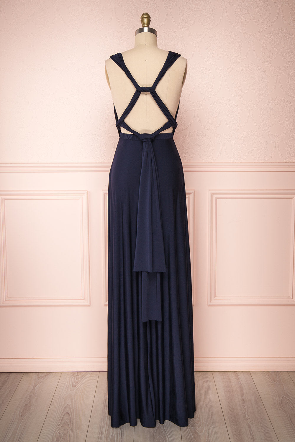 Elatia Marine | Blue Convertible Maxi Dress