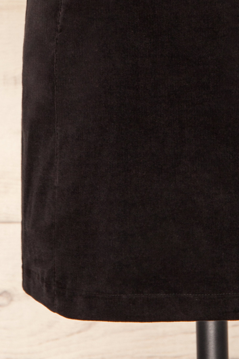 Elena Short Black Corduroy Skirt | La petite garçonne bottom