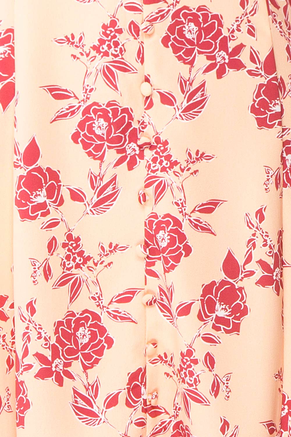 Elise Floral Maxi Dress w/ Short Sleeves | Boutique 1861 fabric