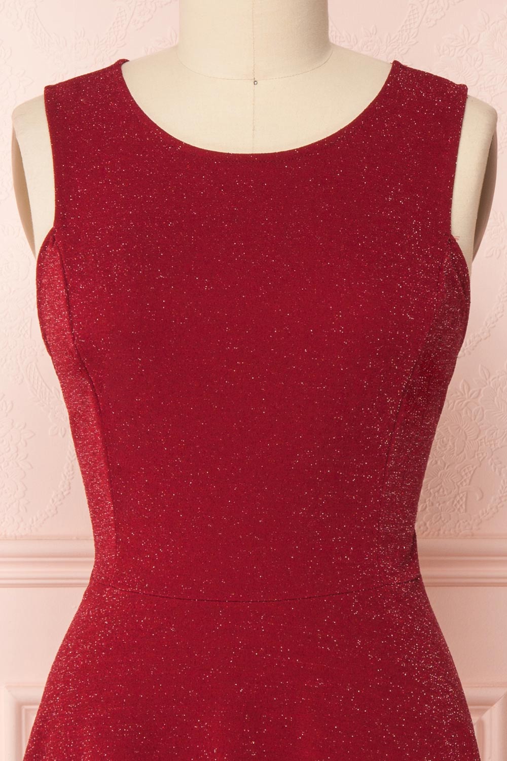 Elya Rubis | Robe Taille Plus Bourgogne