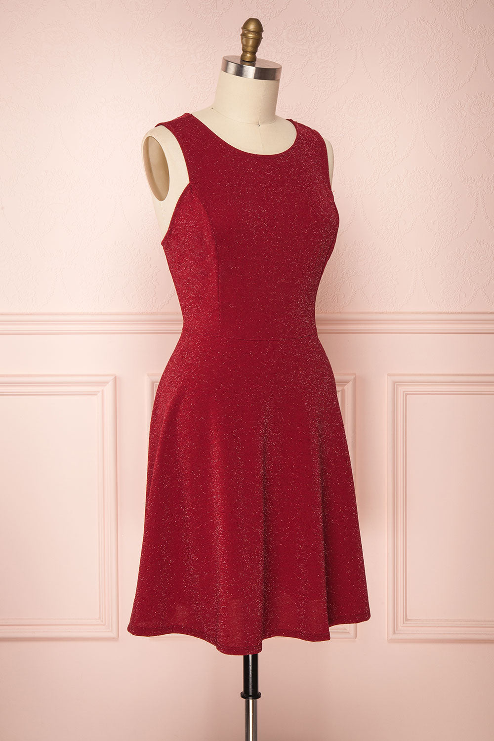 Elya Rubis | Robe Taille Plus Bourgogne