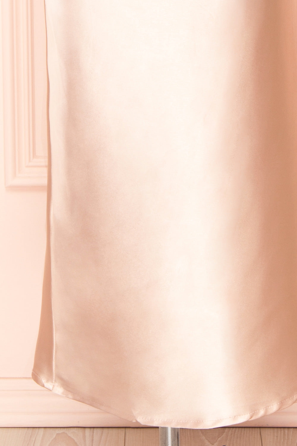 Elyse Blush Cowl Neck Midi Dress | Boutique 1861 bottom 