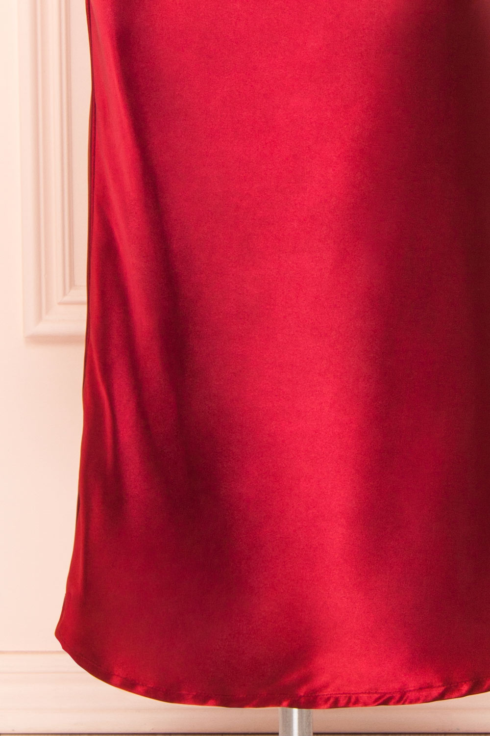 Elyse Burgundy Cowl Neck Midi Dress | Boutique 1861 bottom 