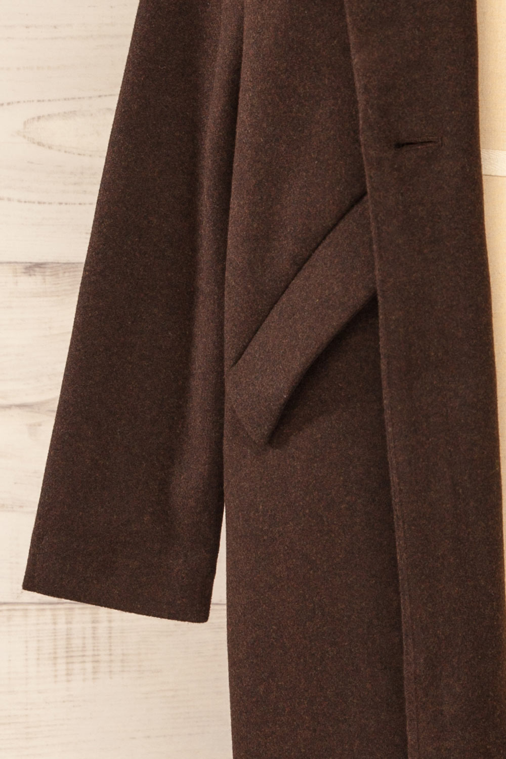 Emerson | Brown Felt Coat