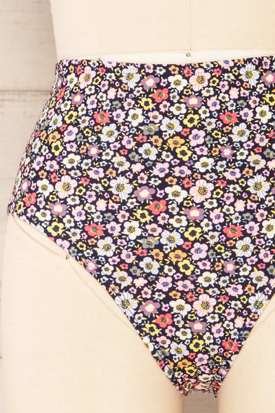 Engel Ditsy Floral High-Waisted Bikini Bottom | La petite garçonne - front close up