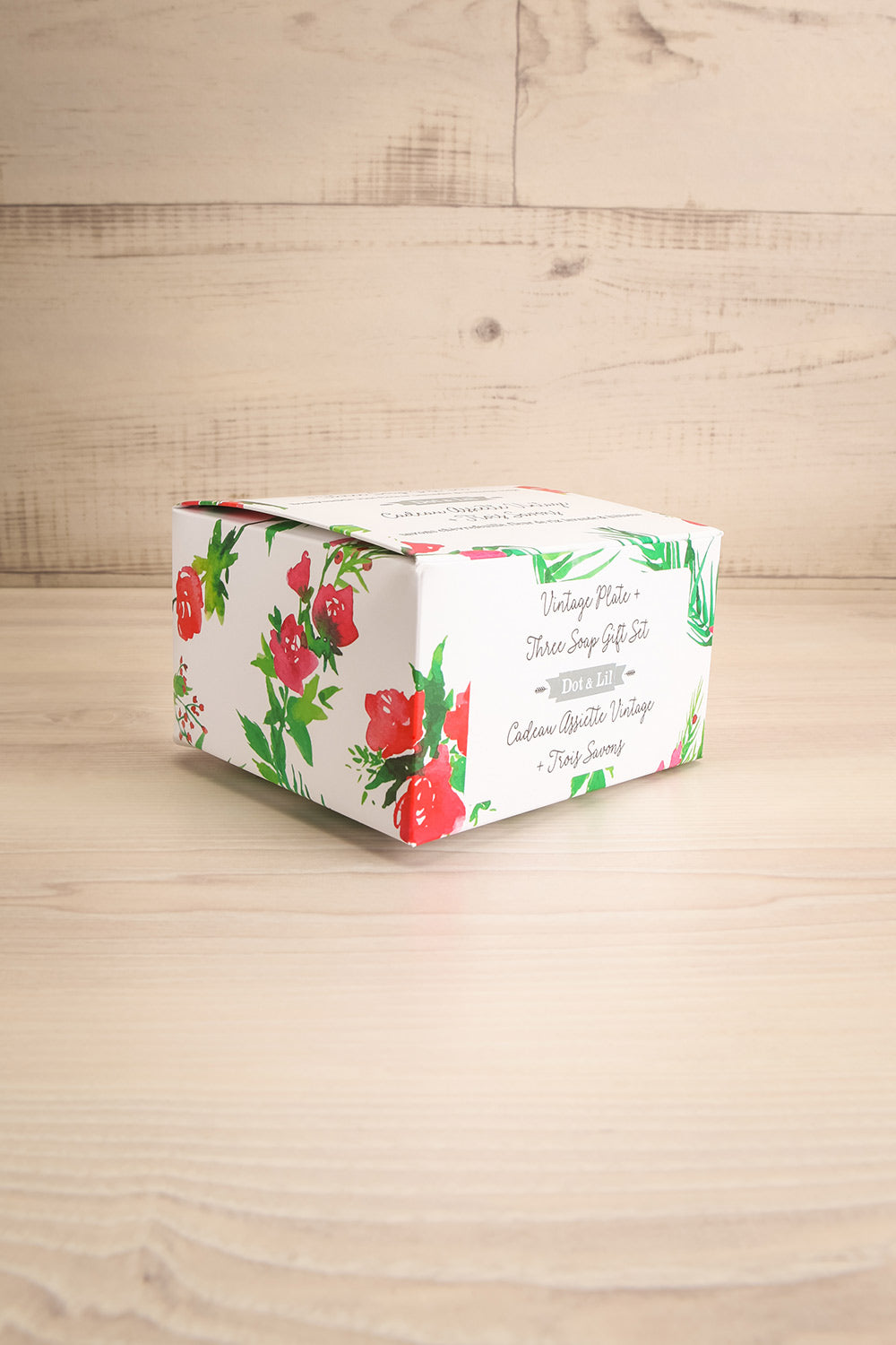 Ensemble Cadeau 3 Savons et Assiette Vintage | La petite garçonne box