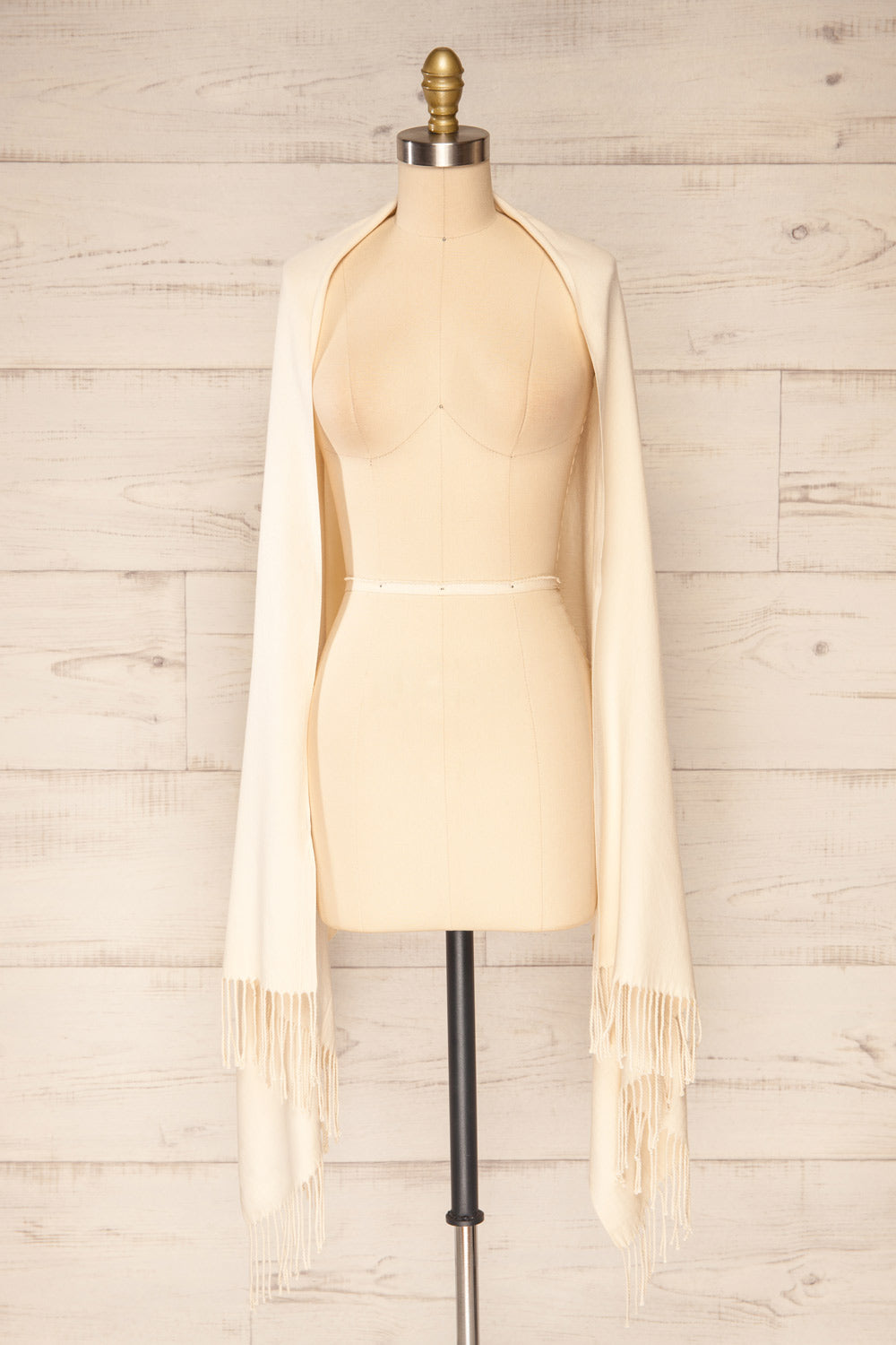 Epanouissement Ivory Soft Knit Scarf | La petite garçonne chall