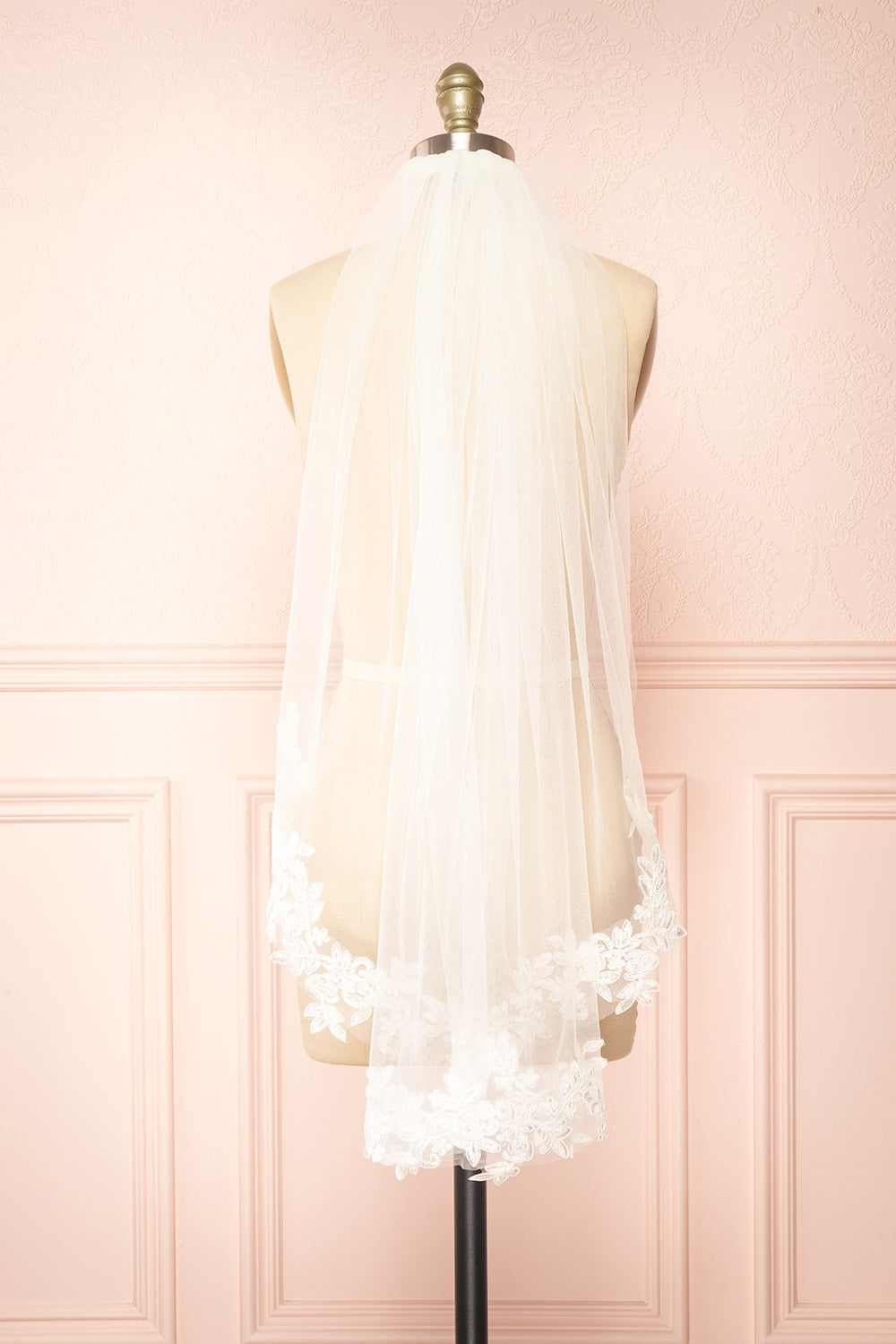 Erkalim Ivory | Mesh Wedding Veil