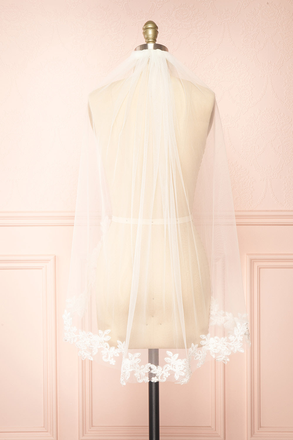 Erkalim Ivory | Mesh Wedding Veil