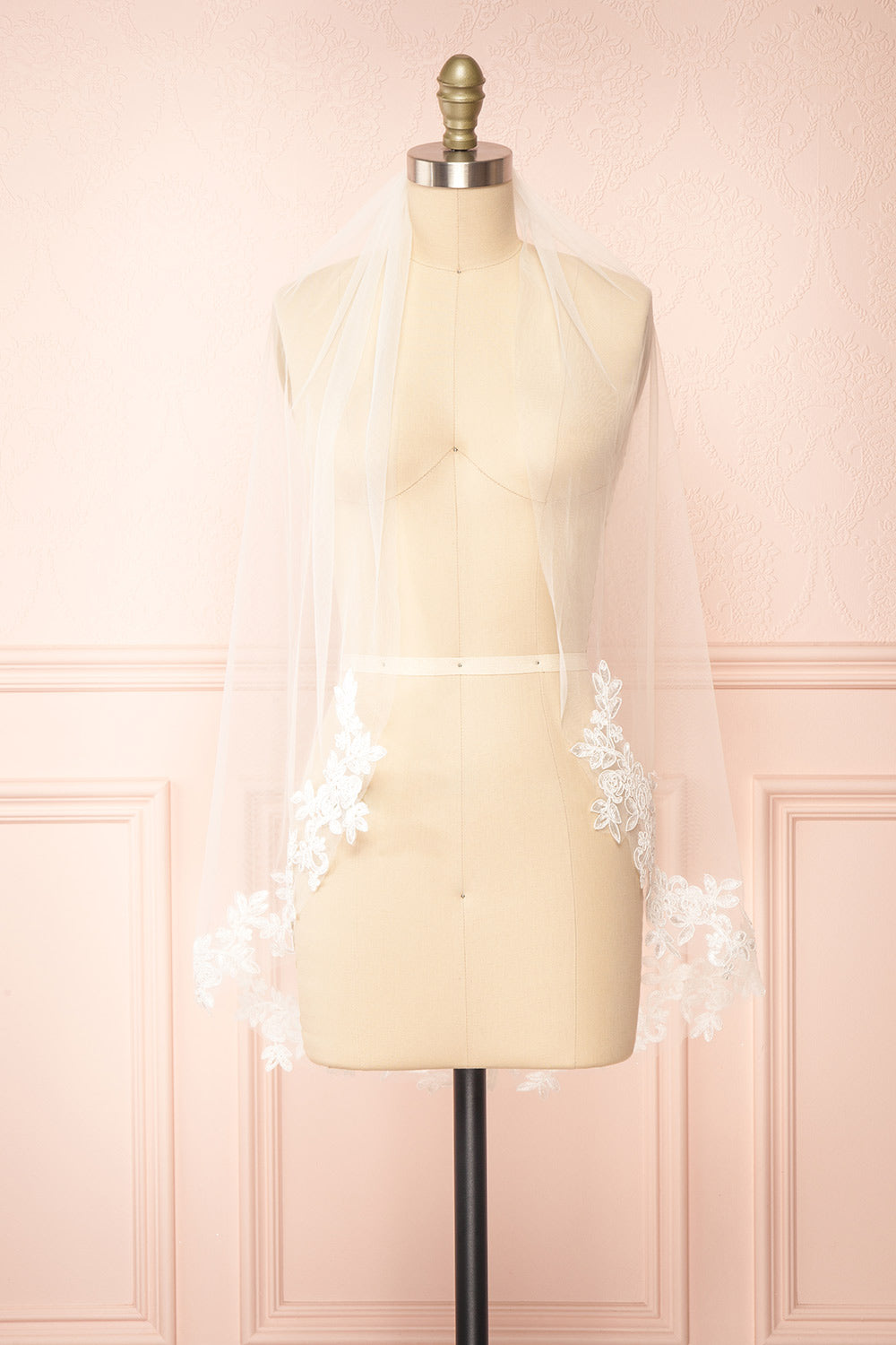 Erkalim Ivory | Mesh Wedding Veil