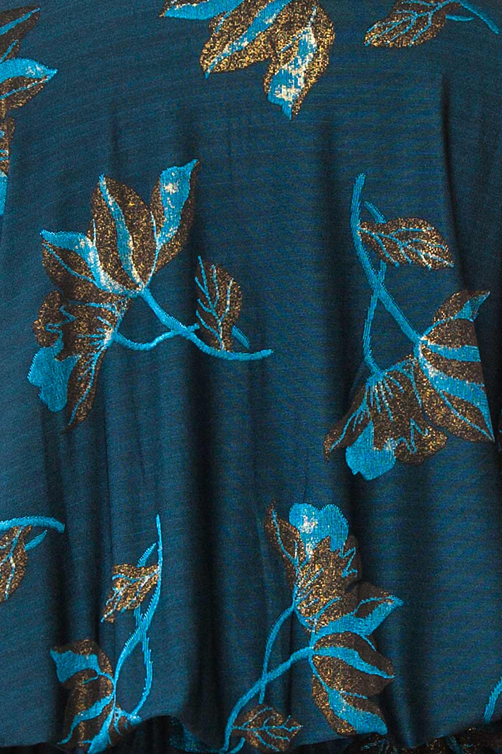 Erykah Midi Floral Dress w/ 3/4 Sleeves | Boutique 1861 fabric