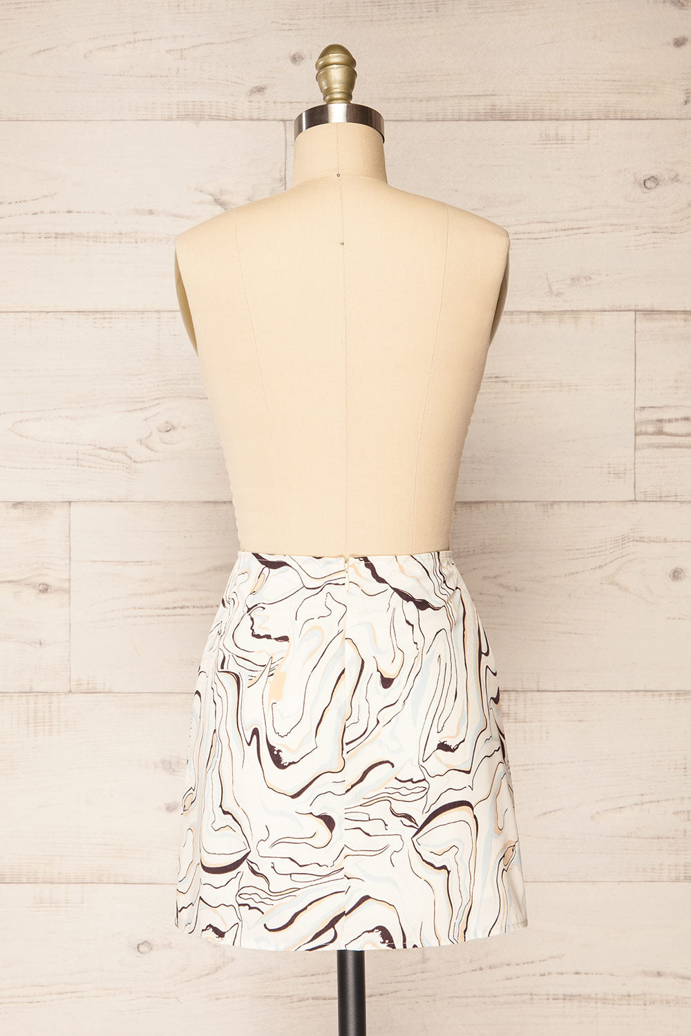 Everdeen | Marbled Short Skirt La petite garçonne back view