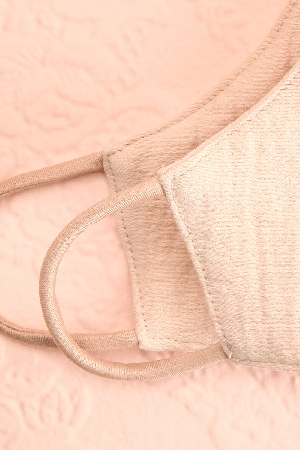 Face Mask Beige | Boudoir 1861 folded close-up