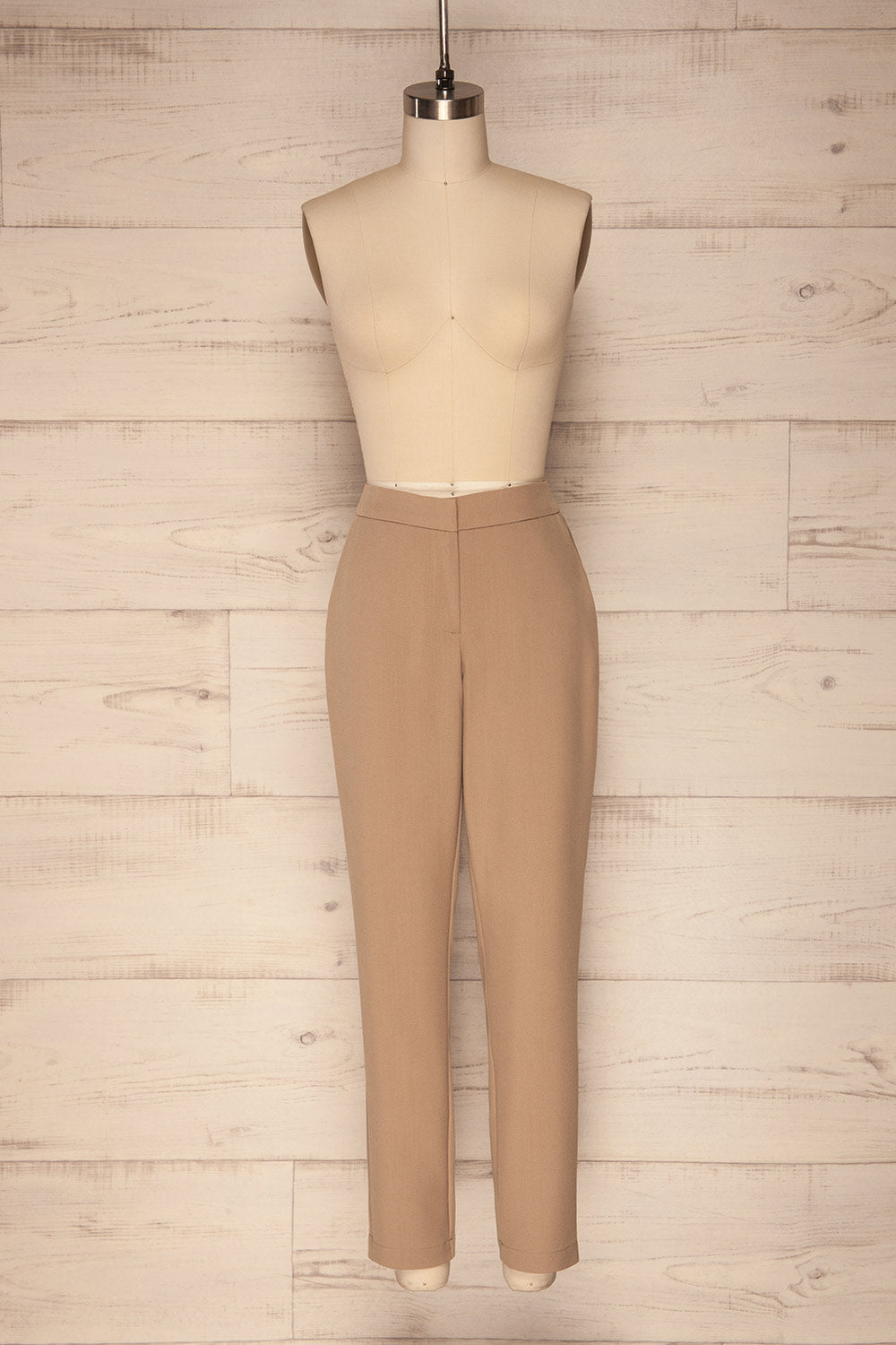 Falstad Taupe Pants | Pantalon Taupe | La Petite Garçonne front view