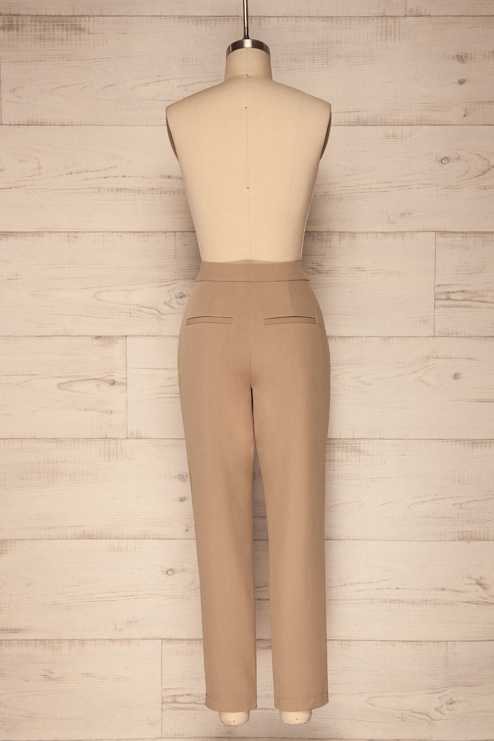Falstad Taupe Pants | Pantalon Taupe | La Petite Garçonne back view