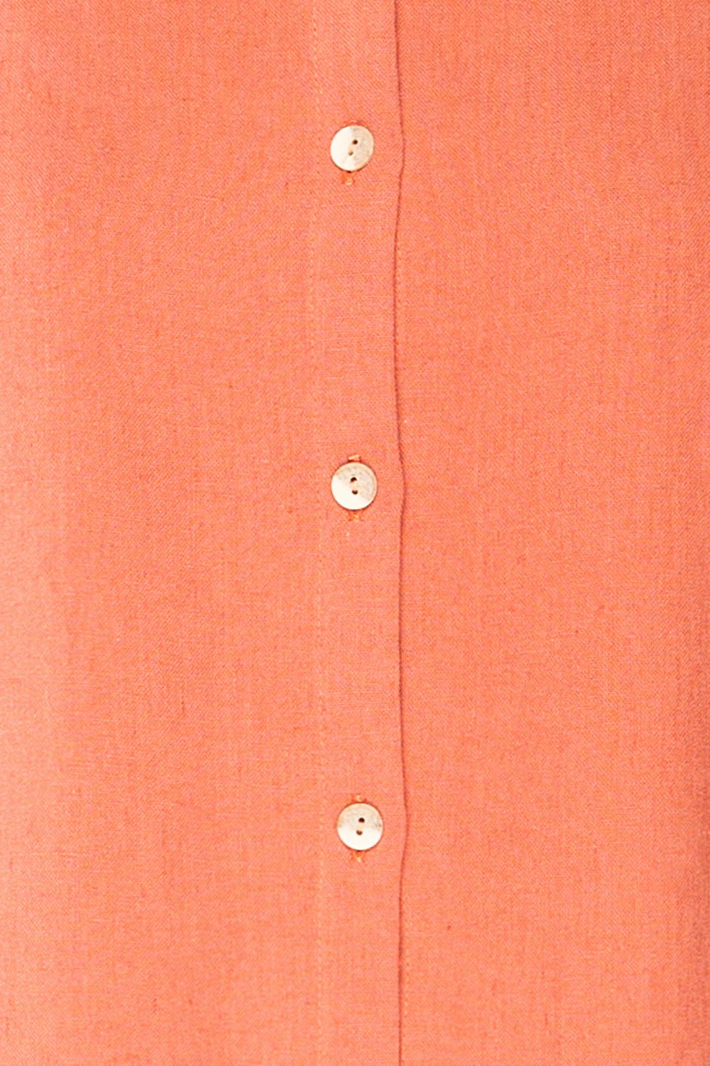 Fiordi Coral Large Straps Button-Up Tank Top | La petite garçonne fabric