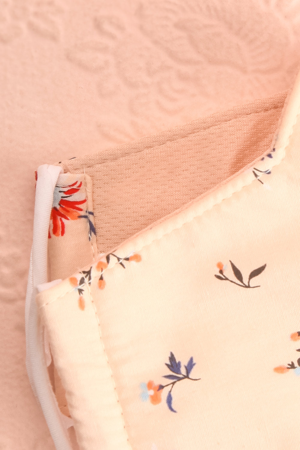 Floral Face Mask Wildflowers | Boutique 1861 inside close-up