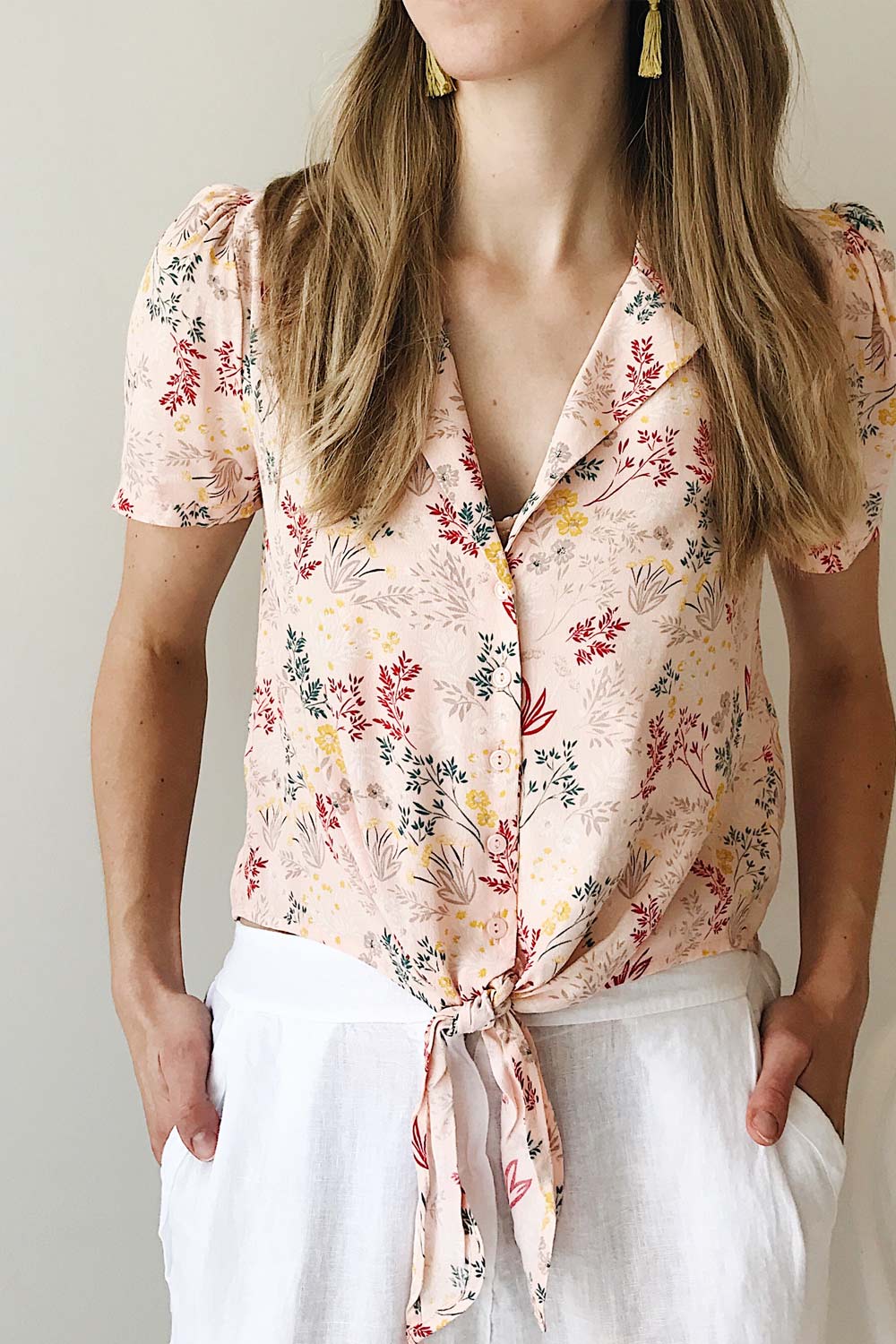 Folldal Floral Short Sleeved Blouse | La Petite Garçonne