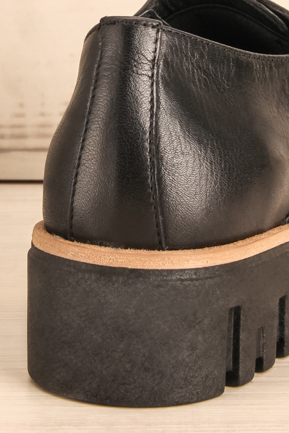 Forth - Black leather Ateliers flat shoes