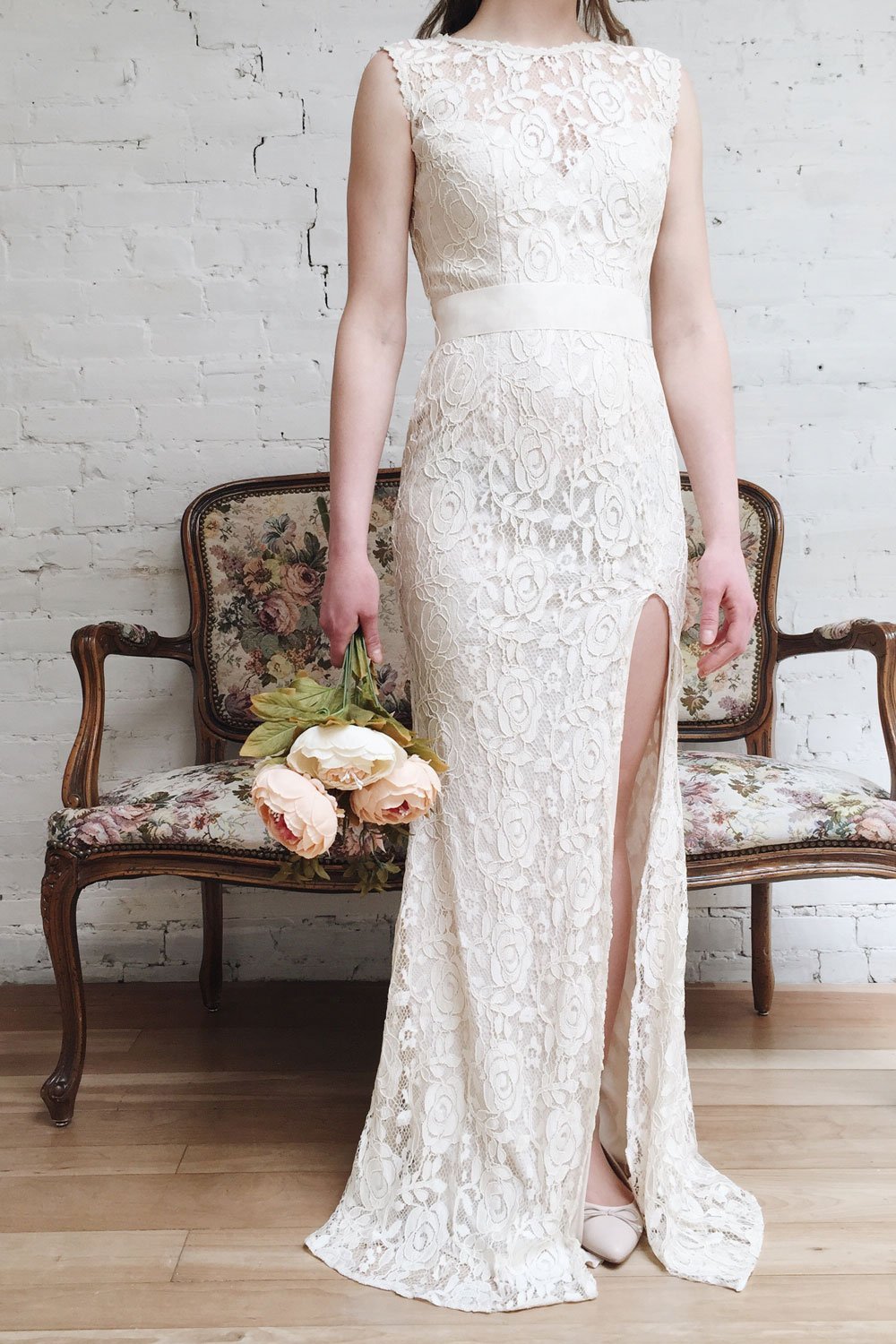 Francia Cream Lace Mermaid Gown | Boudoir 1861