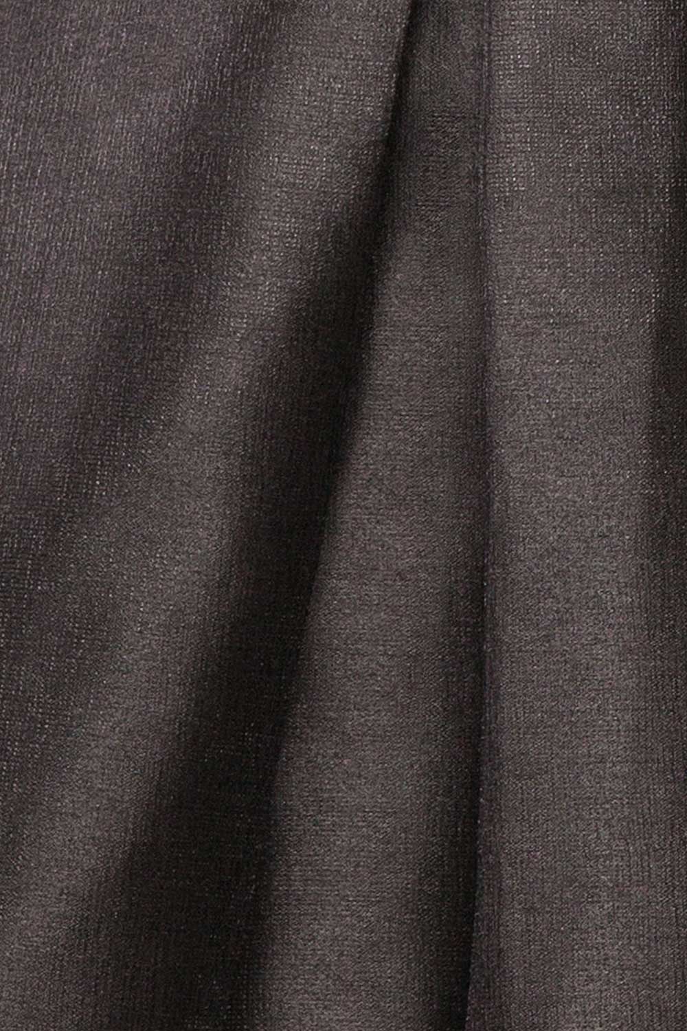 Fuengi Black Off-Shoulder Short Dress | Boutique 1861 fabric