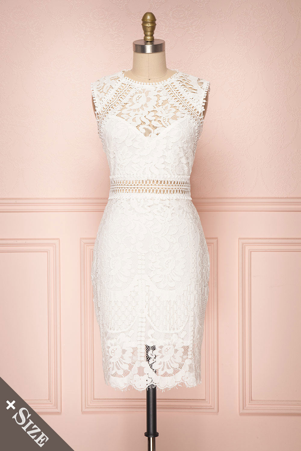 Gabryelli Blanc | Fitted Lace Dress