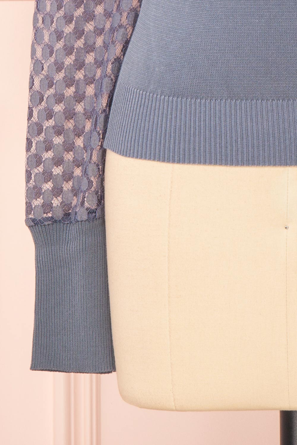 Garbi Blue Long Sleeve Turtleneck Top | Boutique 1861 bottom