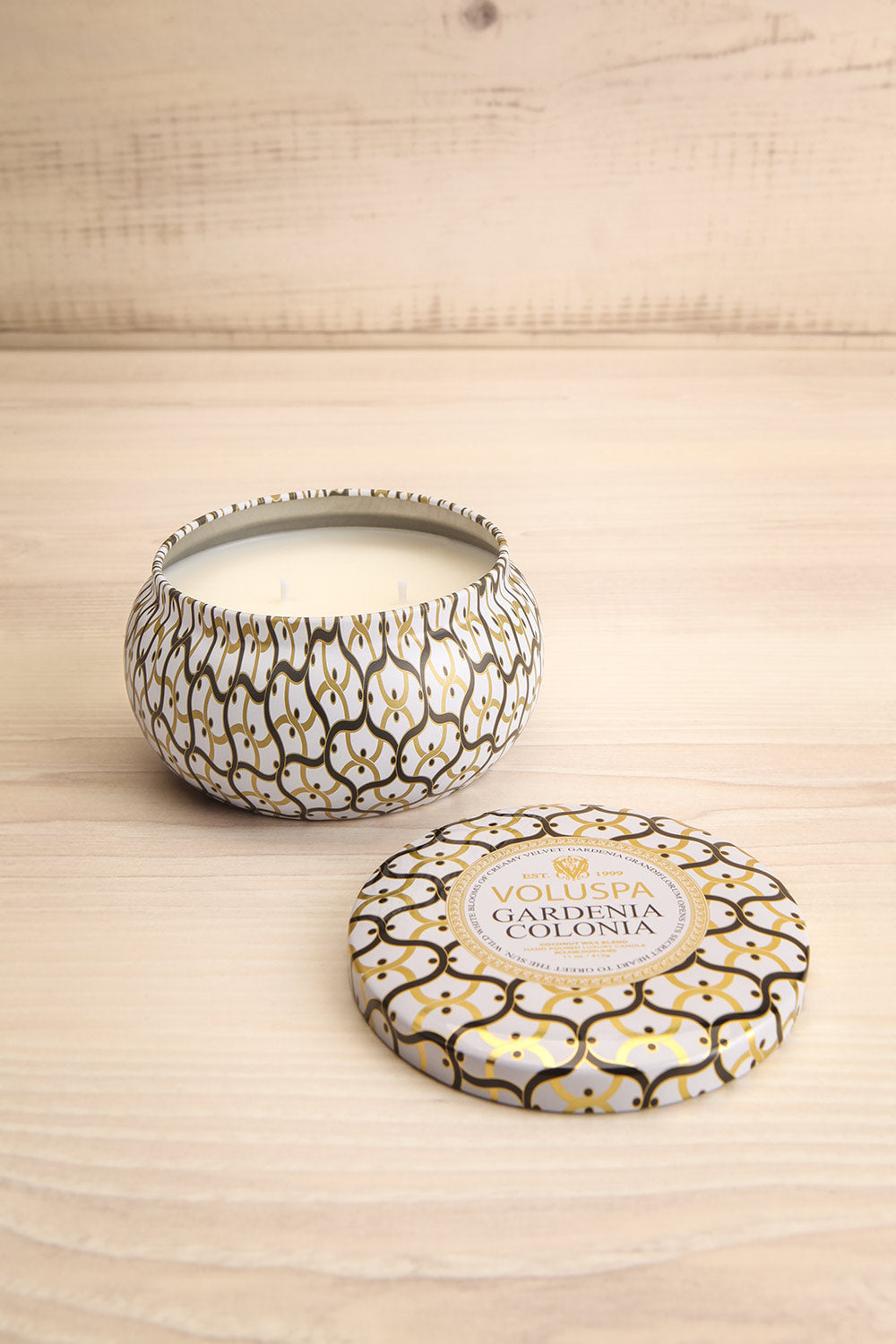 Maison Tin Candle Gardenia Colonia | La petite garçonne open