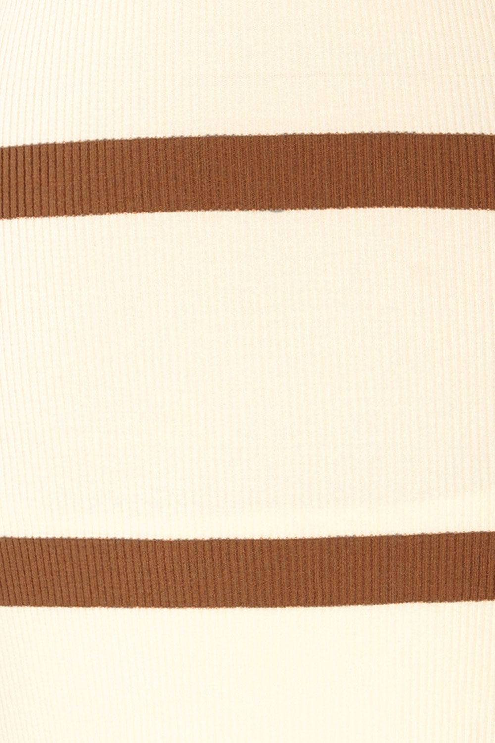 Gentof Striped Racer Back Ribbed Midi Dress | La petite garçonne fabric