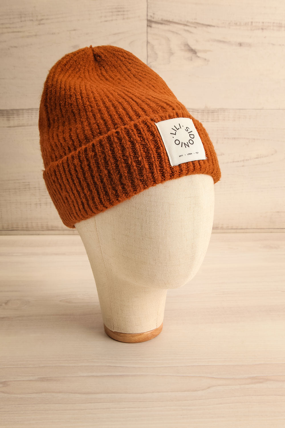 Getxo Brown Rib-Knit Tuque | La petite garçonne