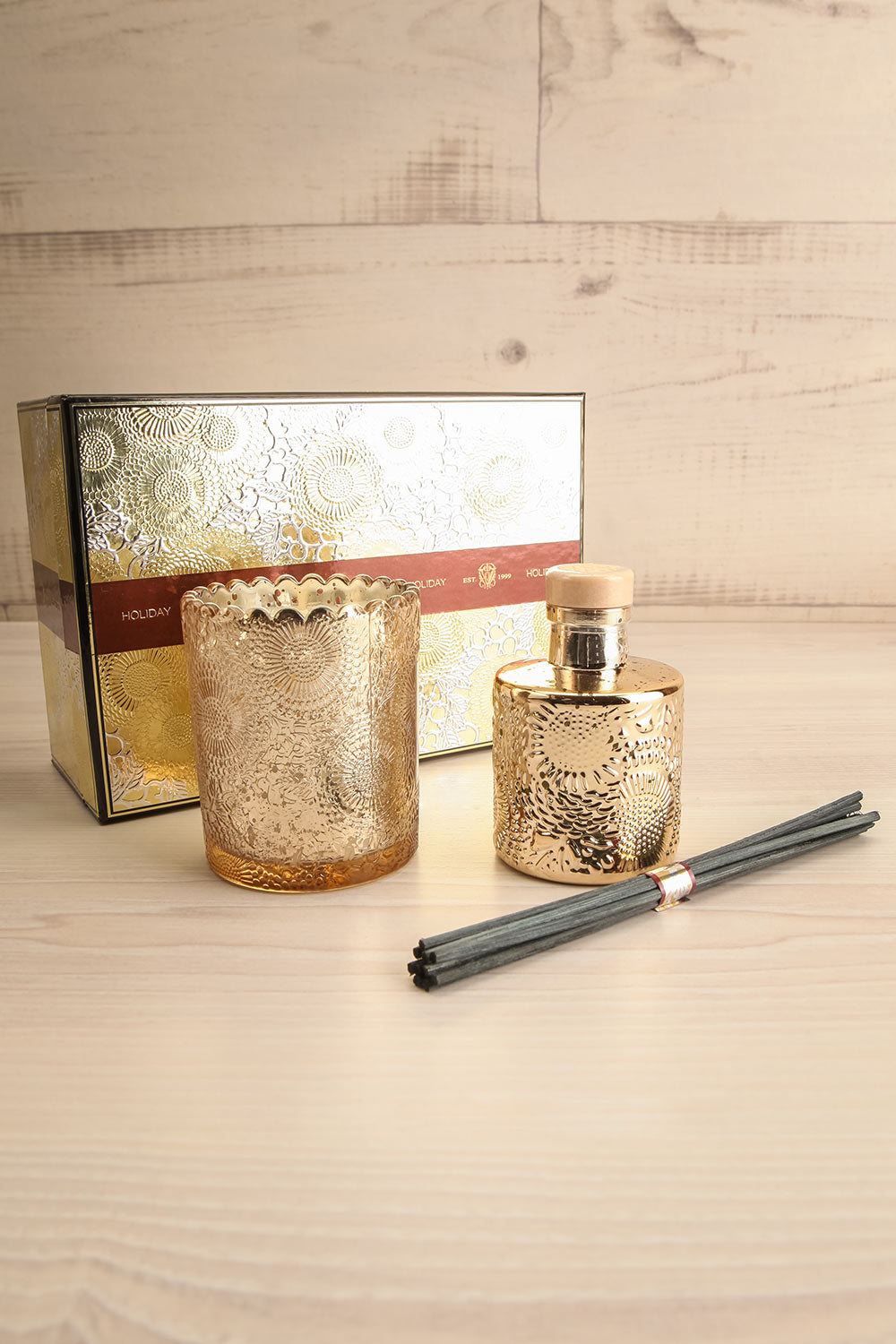 Gift Set Candle & Diffuser Gilt Pomander | La petite garçonne