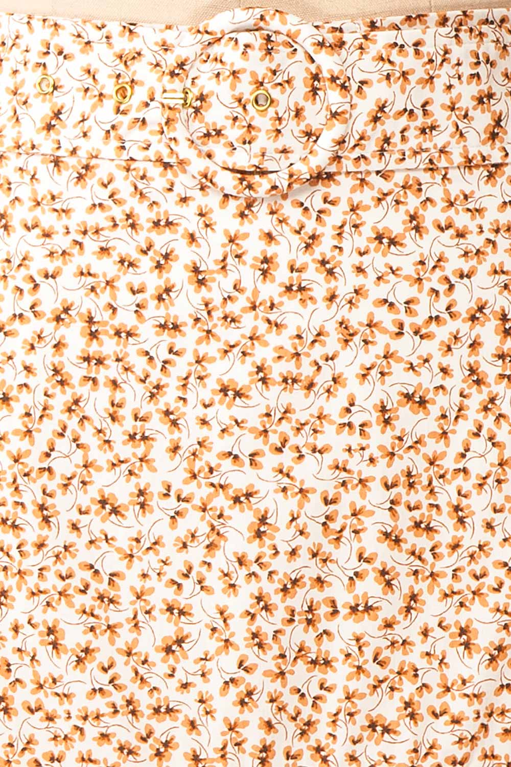 Ginny Short Floral Skirt w/ Ruffles | Boutique 1861 fabric