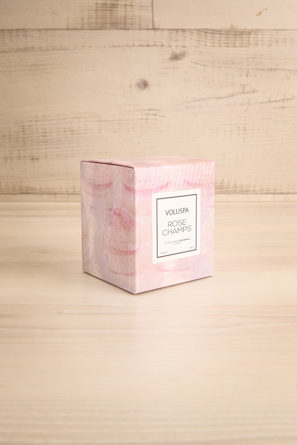 Glass Candle Rose Champs | Voluspa | La Petite Garçonne box