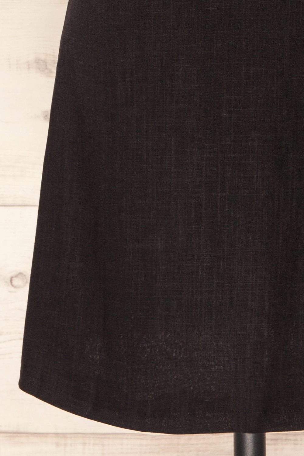 Gomati Black Backless Short Halter Dress | La petite garçonne bottom