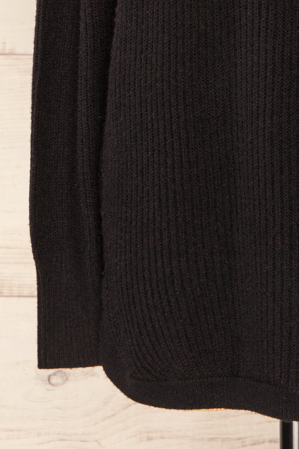 Granby Black Knit Turtleneck Sweater | La petite garçonne bottom