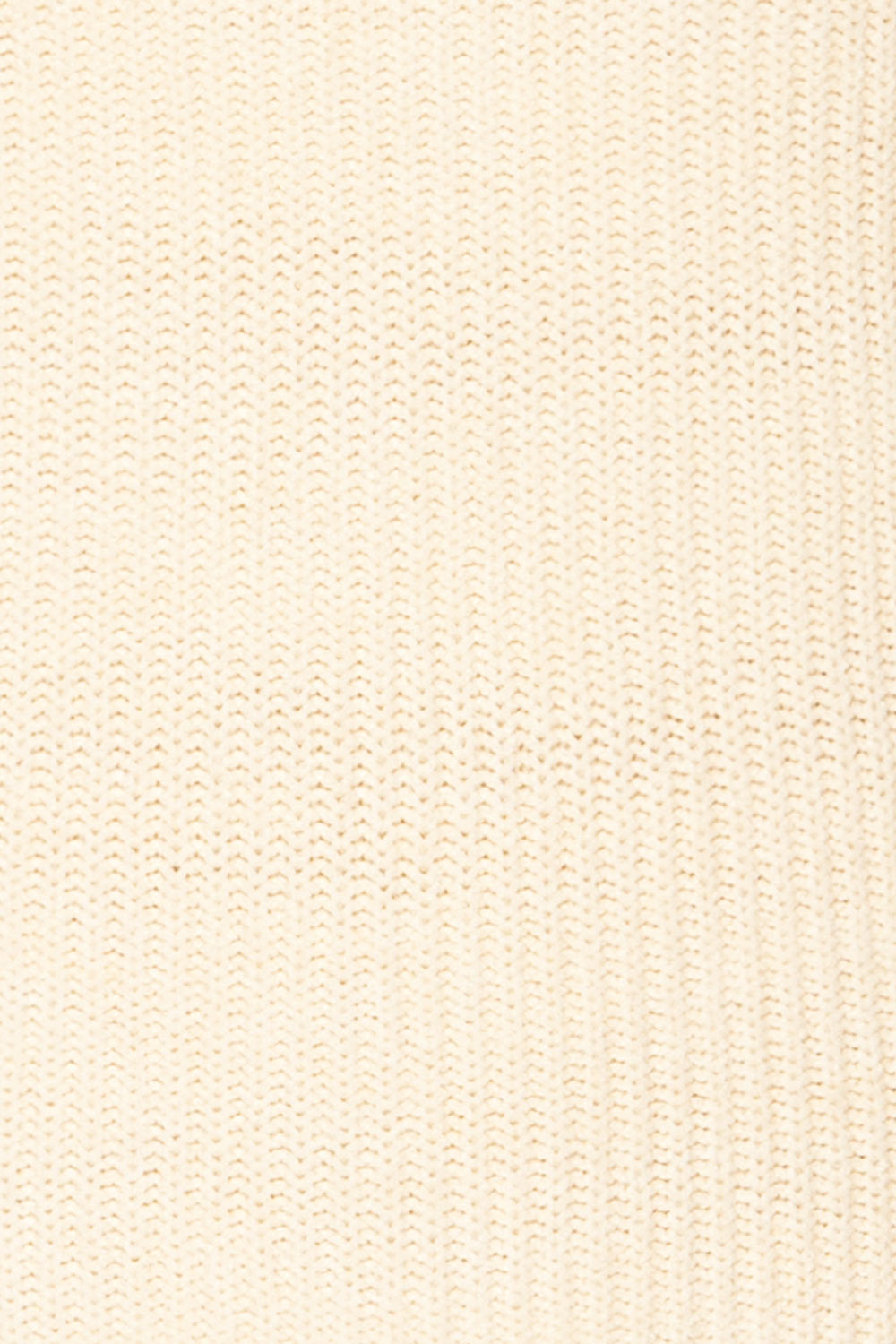 Granby Ivory Knit Turtleneck Sweater | La petite garçonne fabric