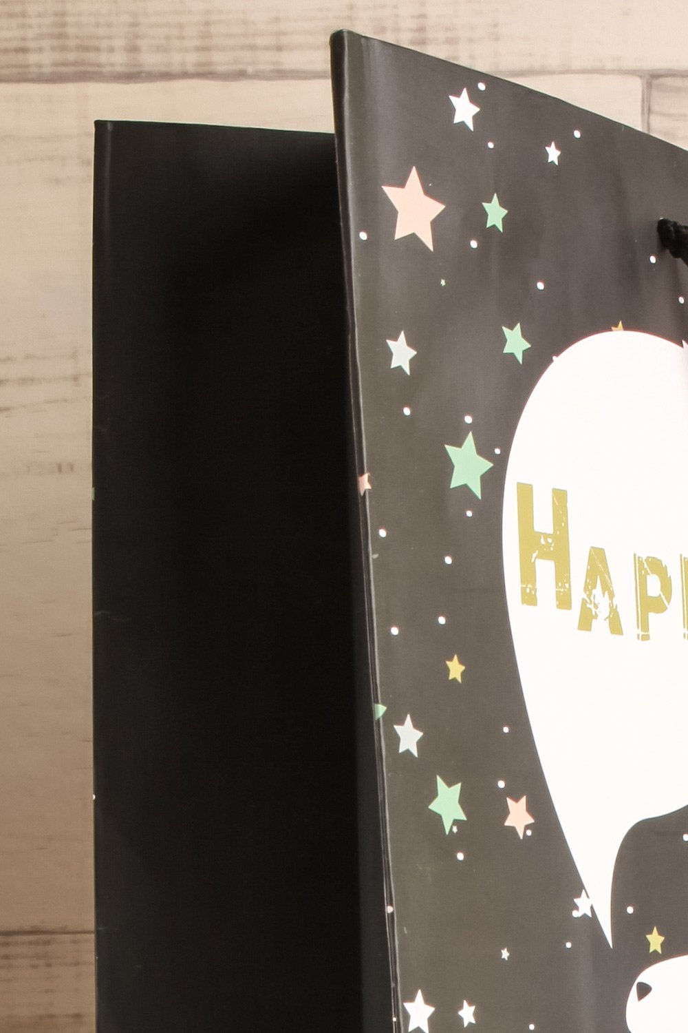 Sac Happy Lama Llama Paper Gift Bag | La petite garçonne side close-up