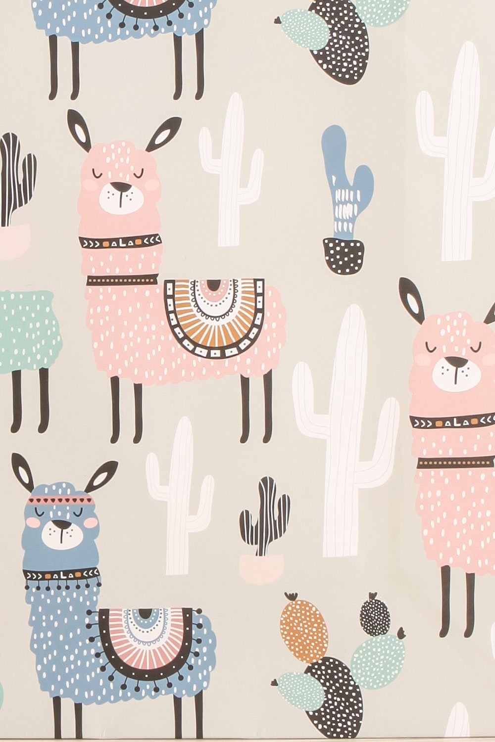 Sac Lama Fiesta Llama Paper Gift Bag | La petite garçonne close-up