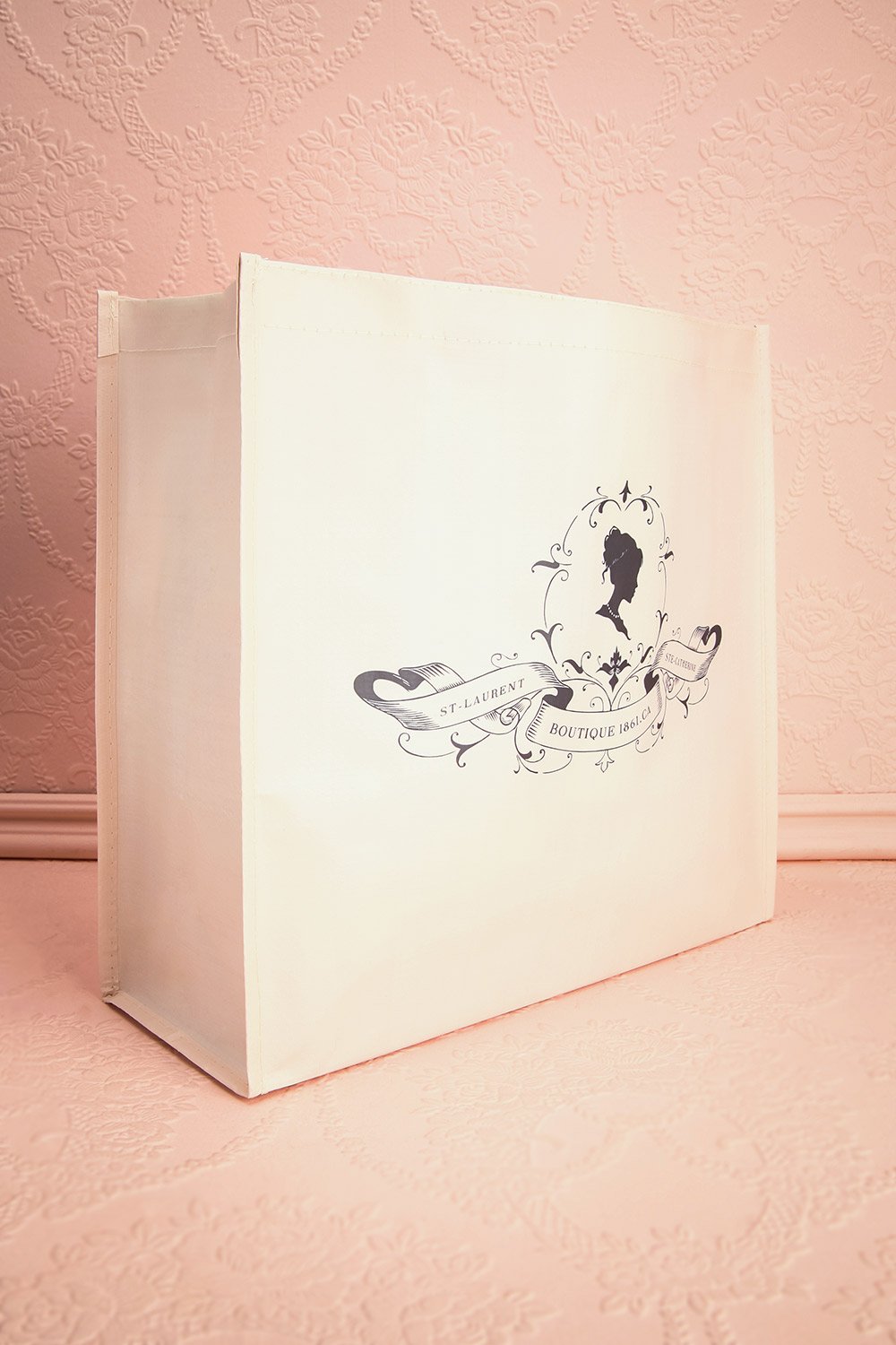 Grand Sac Rose 1861 Pink Reusable Bag | Boutique 1861 side