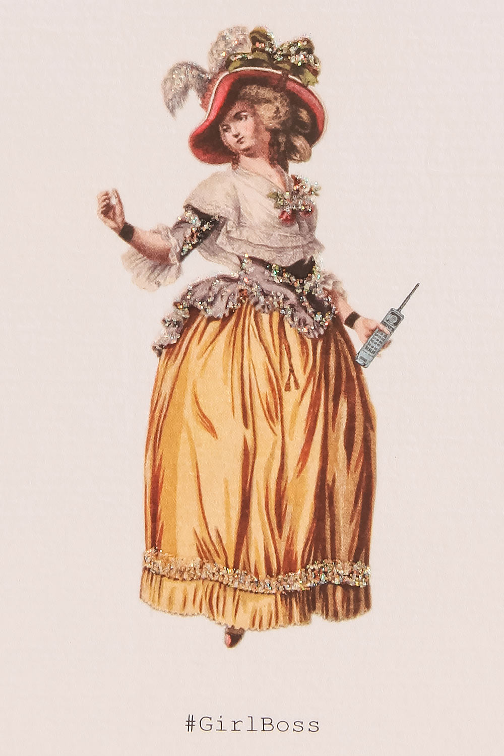 #GirlBoss Greeting Card | Maison Garçonne close-up