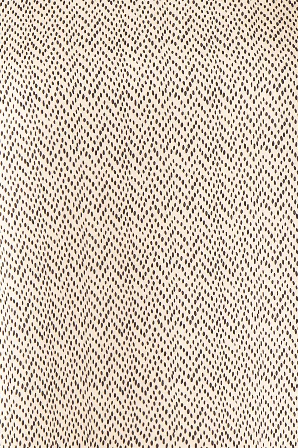 Gruja Patterned Puff Sleeve Top | Boutique 1861 fabric